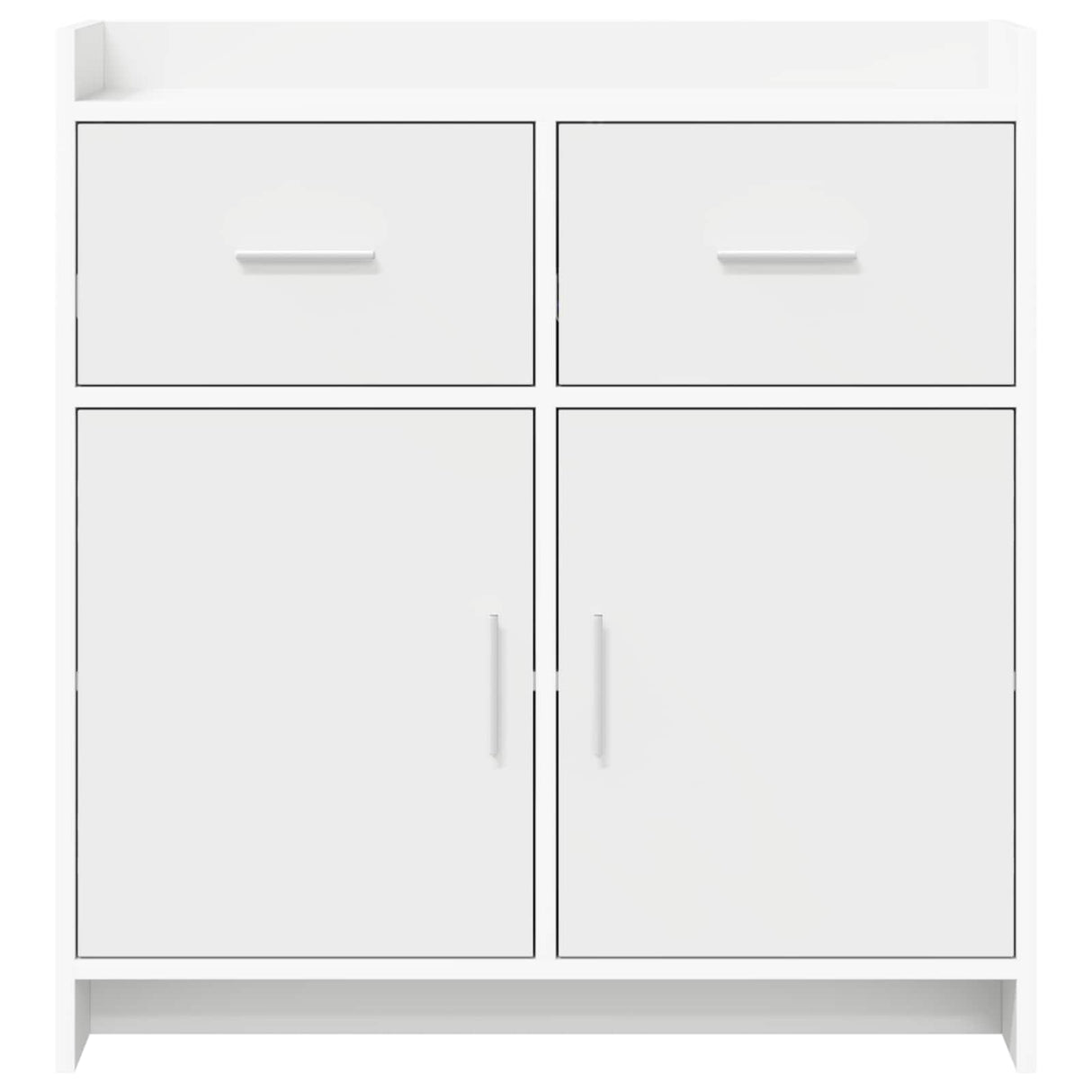 Sideboard White 75 x 36 x 80 cm Engineered Wood