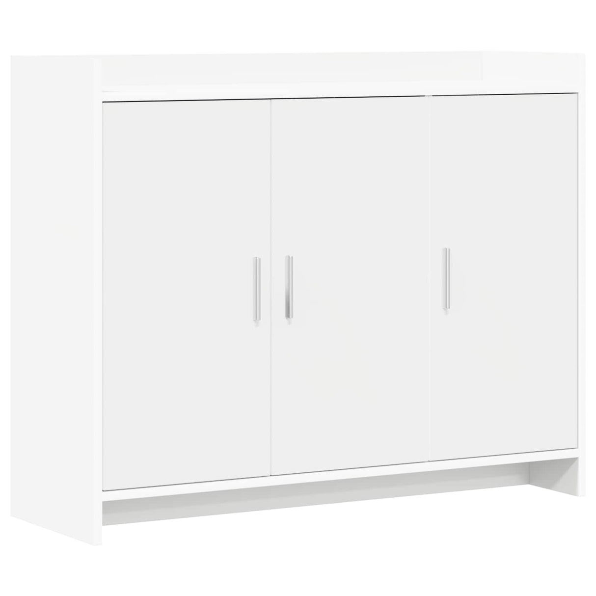 Sideboard White 98.5 x 33 x 80 cm Engineered Wood