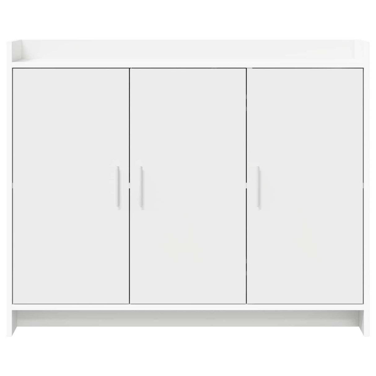 Sideboard White 98.5 x 33 x 80 cm Engineered Wood