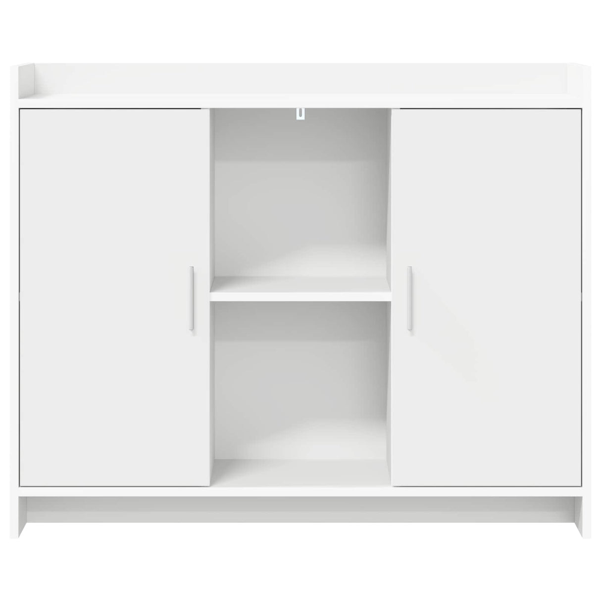 Sideboard White 98.5 x 33 x 80 cm Engineered Wood