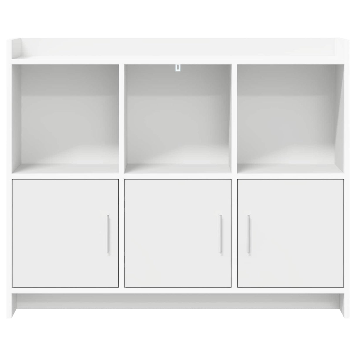 Sideboard White 98.5 x 33 x 80 cm Engineered Wood