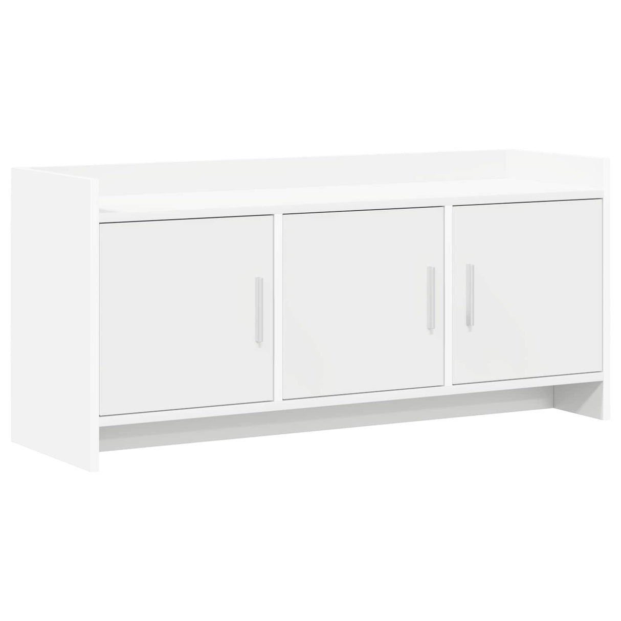 TV Cabinet 102 x 33 x 47 cm White Engineered Wood