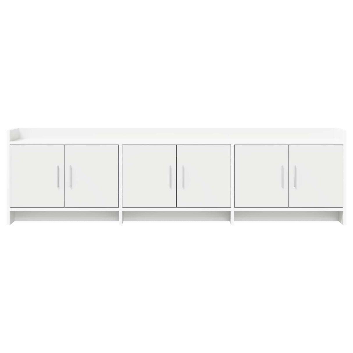 TV Cabinet 168 x 33 x 47 cm White Engineered Wood