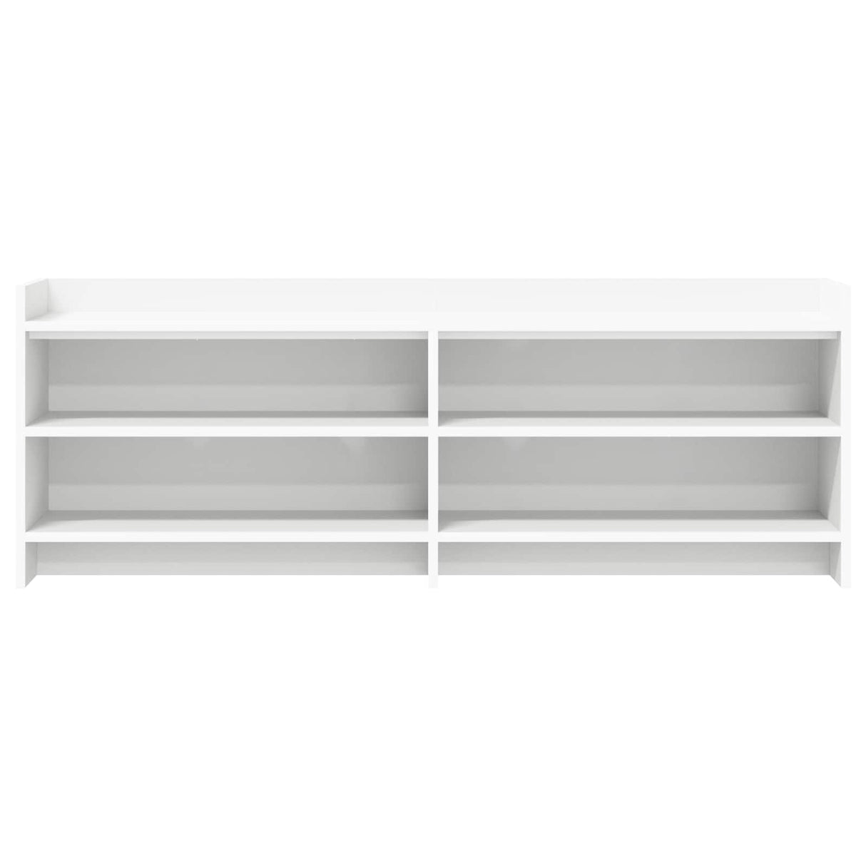 TV Cabinet 135 x 33 x 47 cm White Engineered Wood