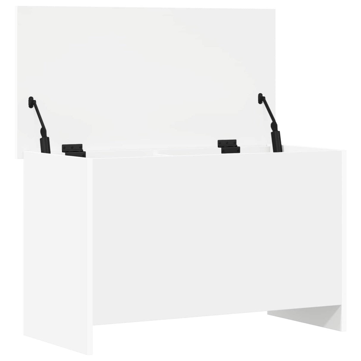 Storage Chest White 80 x 40 x 50 cm Engineered Wood
