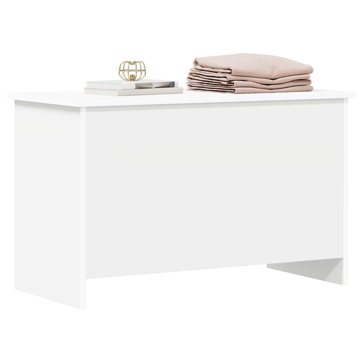 Storage Chest White 80 x 40 x 50 cm Engineered Wood