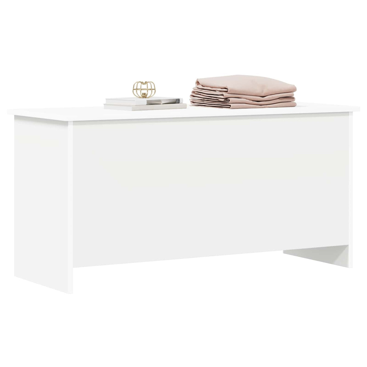 Storage Chest White 100 x 40 x 50 cm Engineered Wood