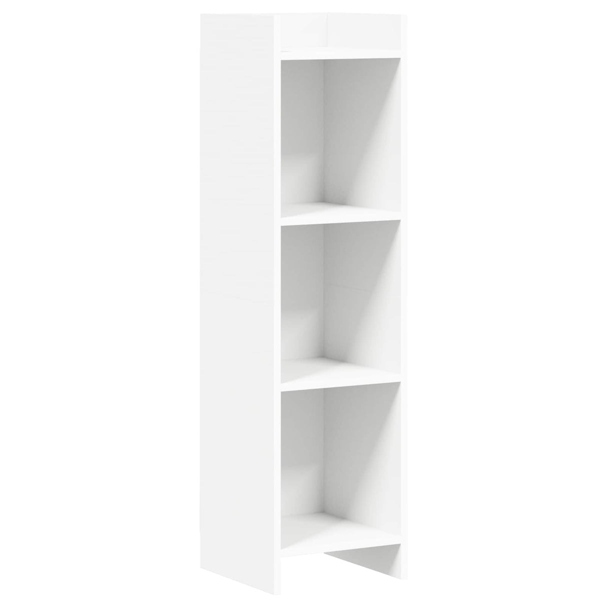 Bookcase White 30 x 30 x 111 cm Engineered Wood