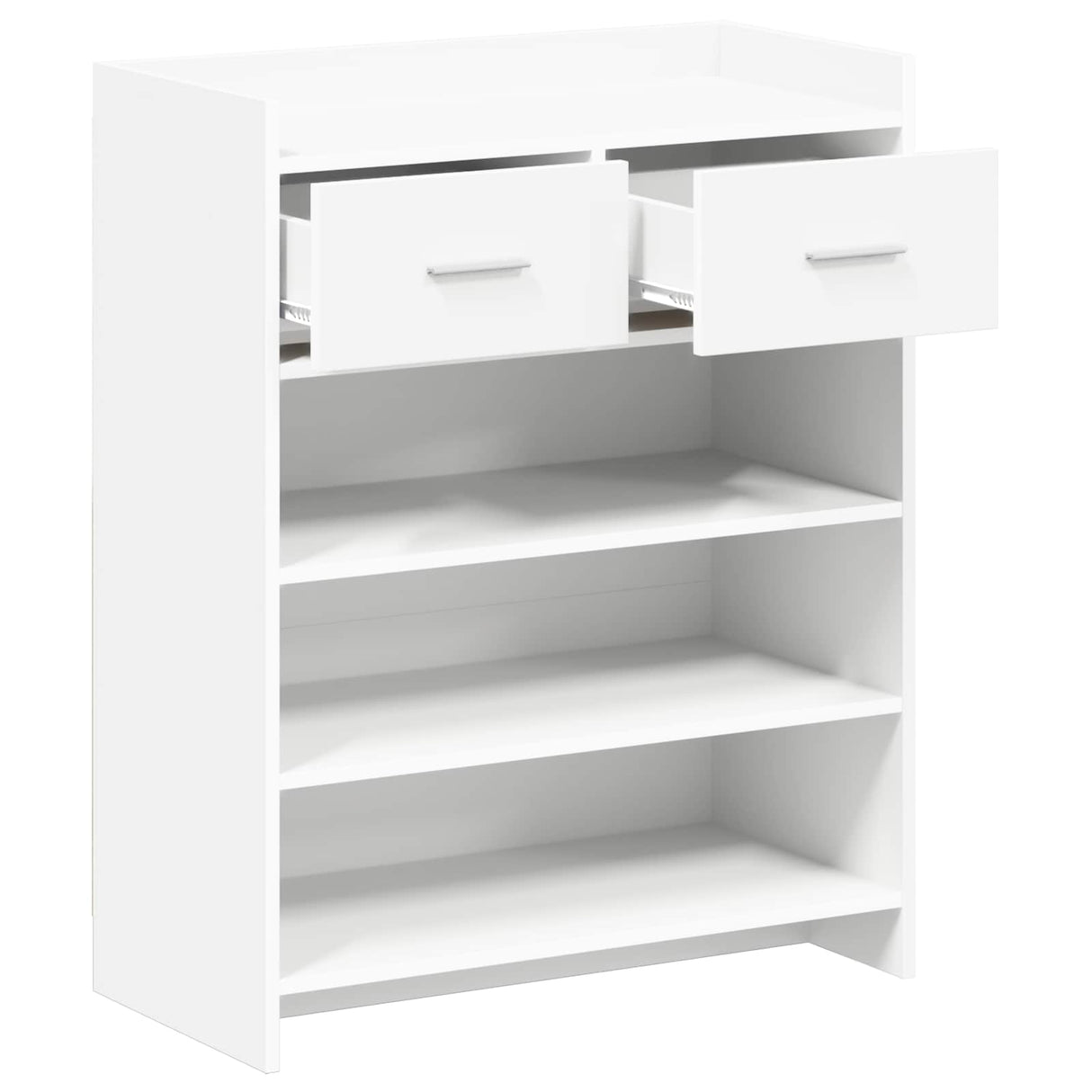 Shoe Cabinet White 73.5 x 36 x 92 cm Engineered Wood