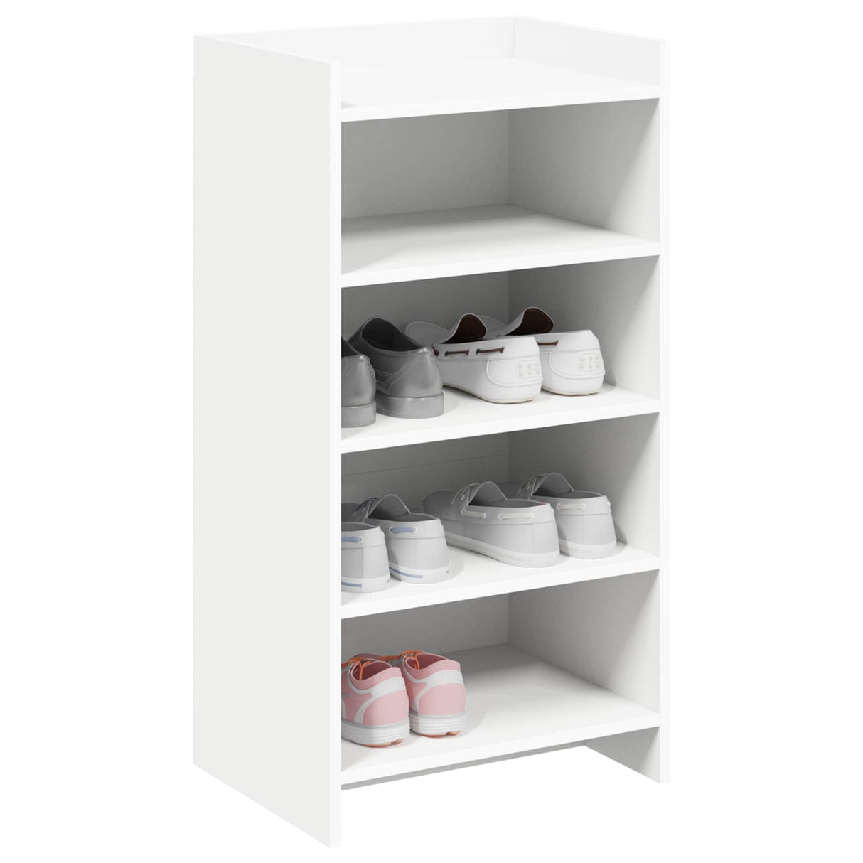 Shoe Cabinet with Storage White 48 x 36 x 92 cm Engineered Wood