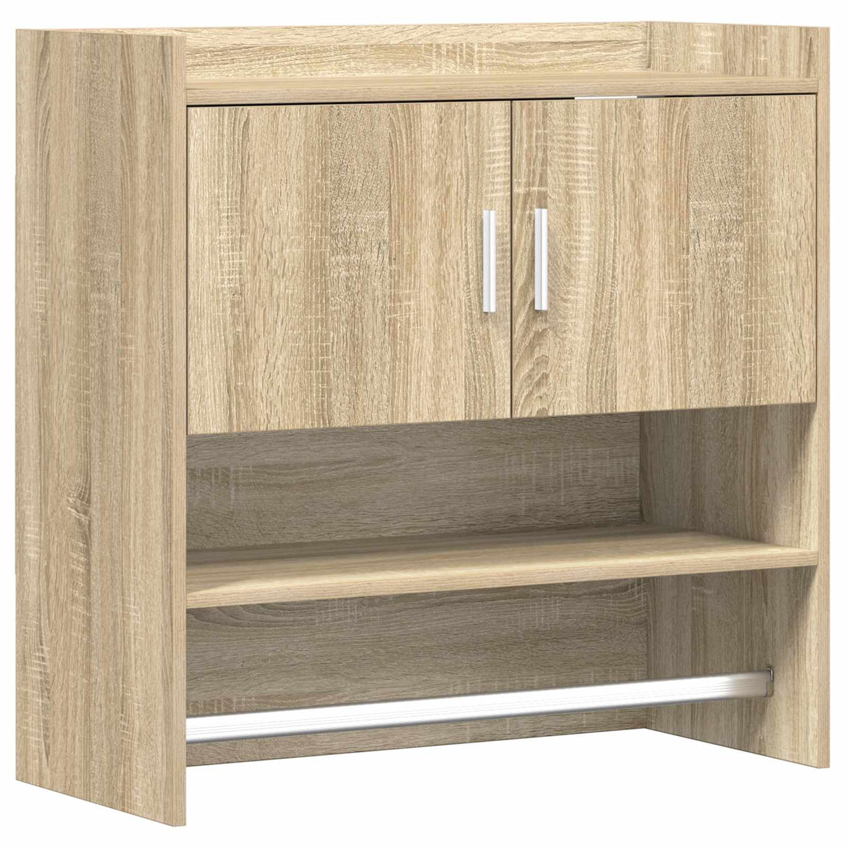 Wall Shelf Wall-Mounted Sonoma Oak 80 x 36 x 80 cm