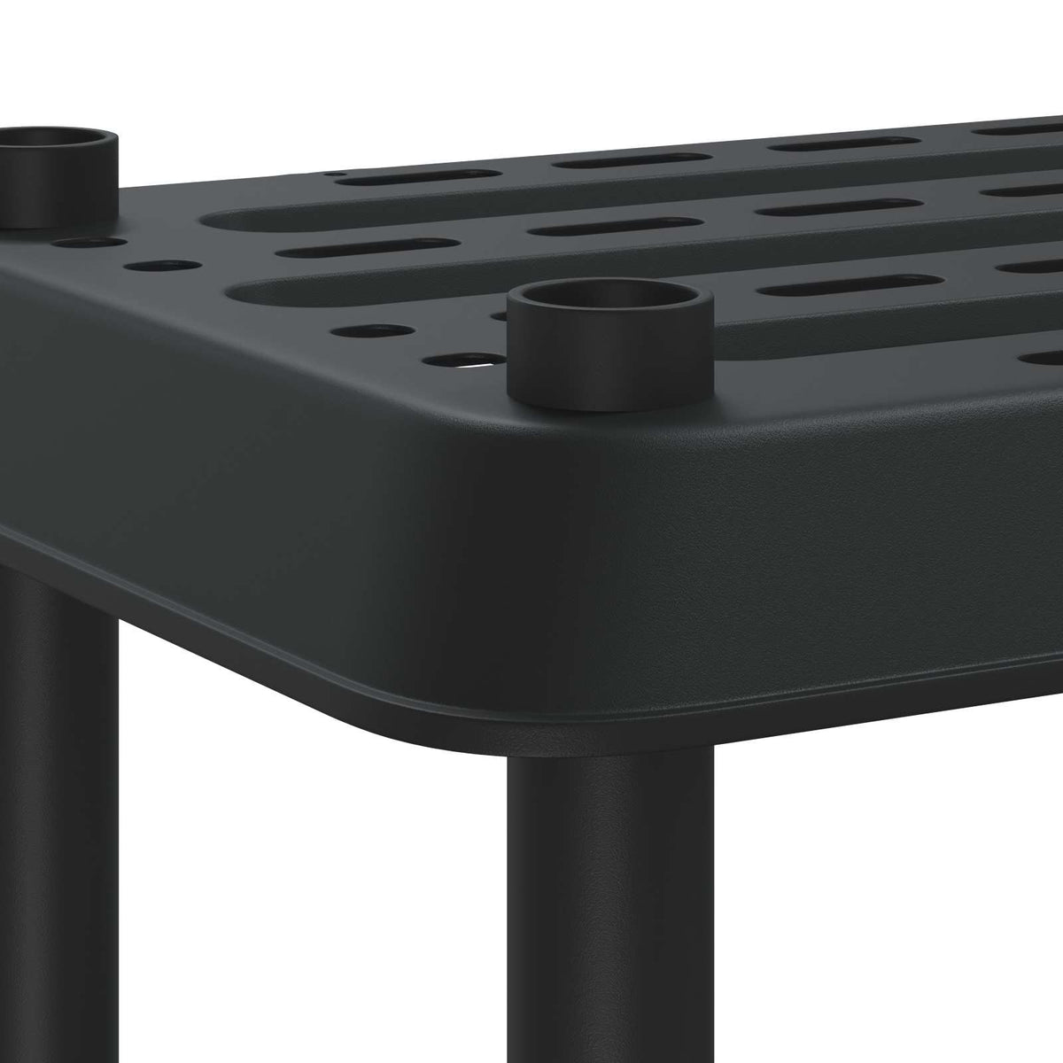Shelving Unit 3-Tier 100 x 40 x 96 cm PP Anthracite