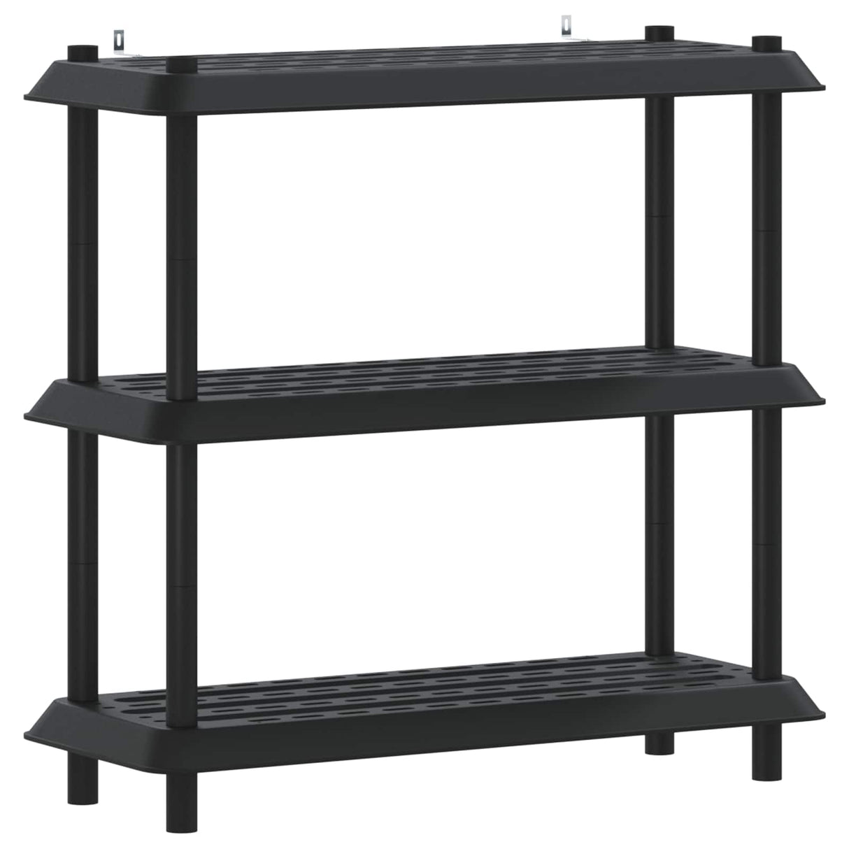 Shelving Unit 3-Tier 100 x 40 x 96 cm PP Anthracite