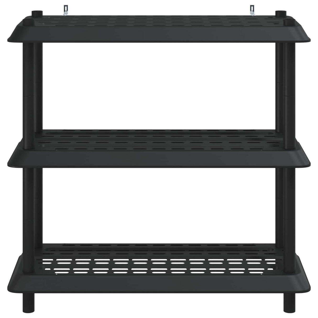 Shelving Unit 3-Tier 100 x 40 x 96 cm PP Anthracite