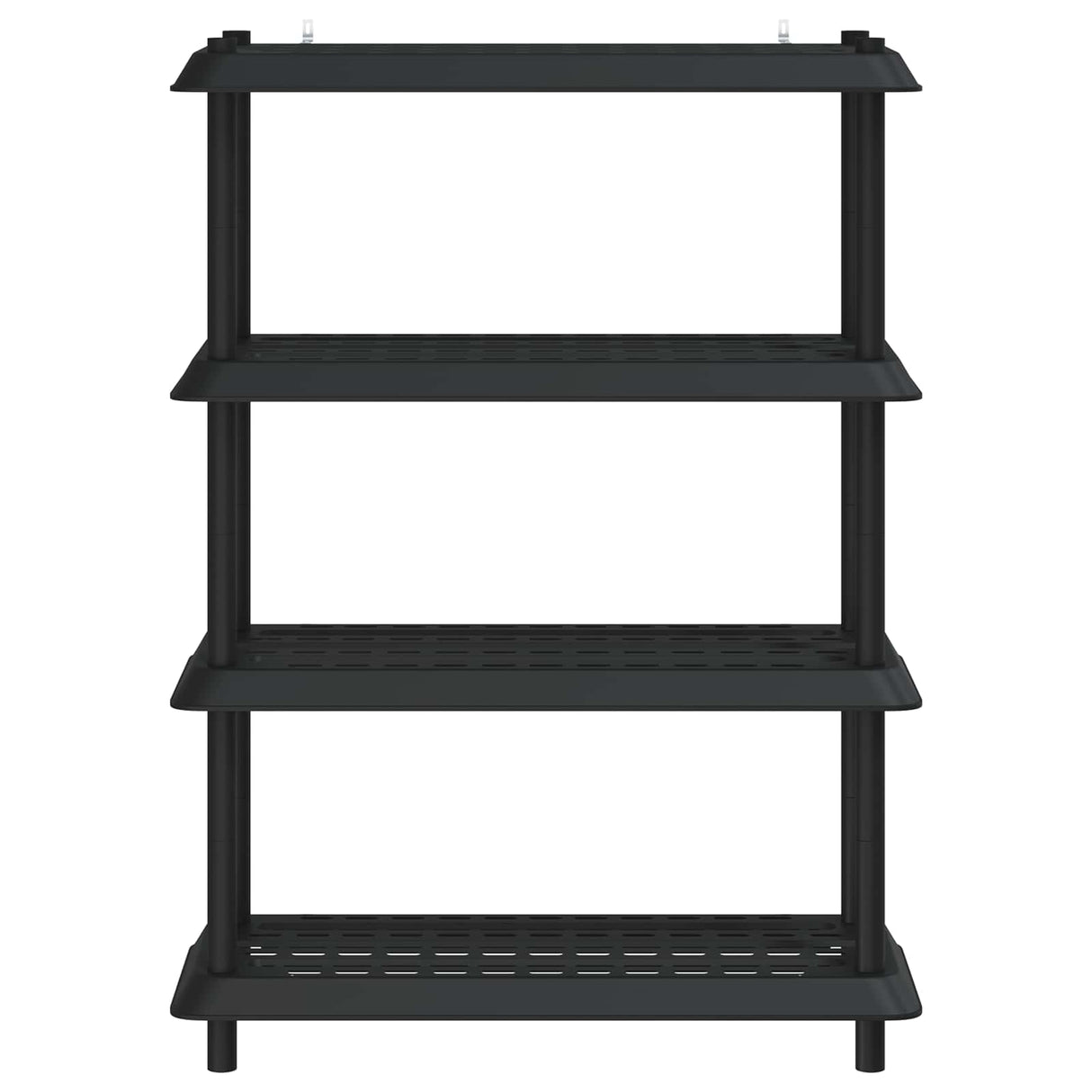 Shelving Unit 4-Tier 100 x 40 x 136.5 cm PP Anthracite