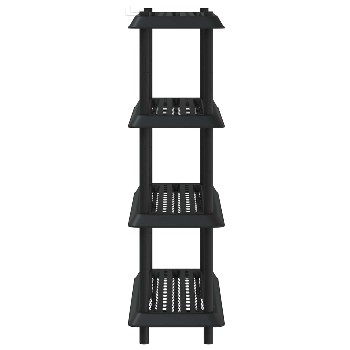 Shelving Unit 4-Tier 100 x 40 x 136.5 cm PP Anthracite