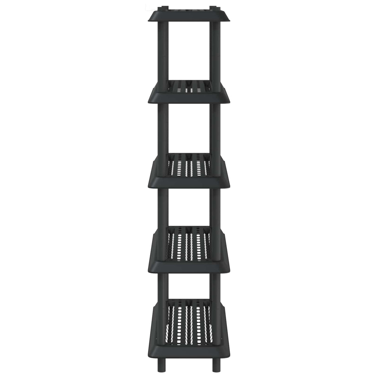 Shelving Unit 5-Tier 100 x 40 x 177 cm PP Anthracite