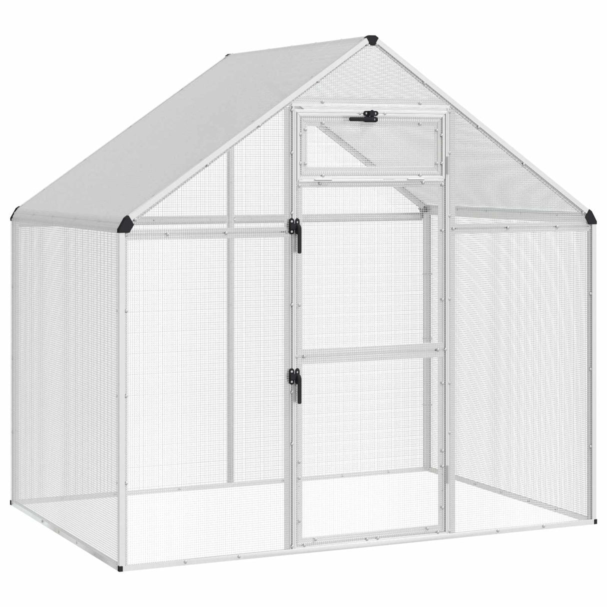 Bird Cage Silver 181.5 x 112.5 x 173.5 cm