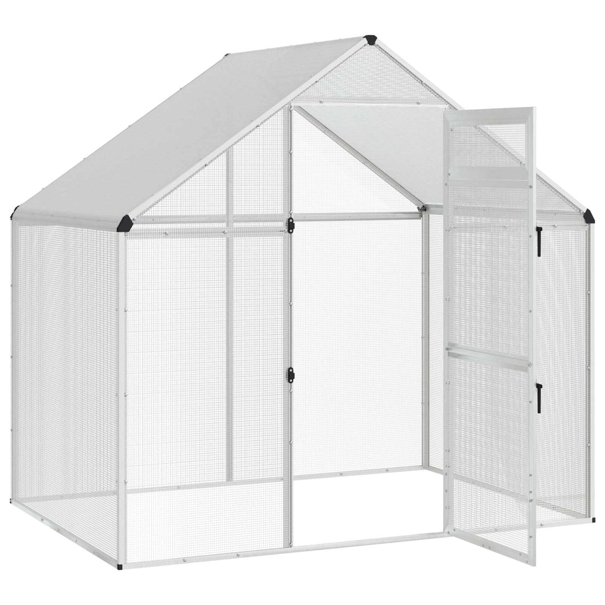 Bird Cage Silver 181.5 x 112.5 x 173.5 cm