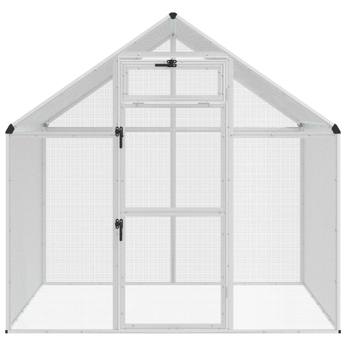 Bird Cage Silver 181.5 x 112.5 x 173.5 cm