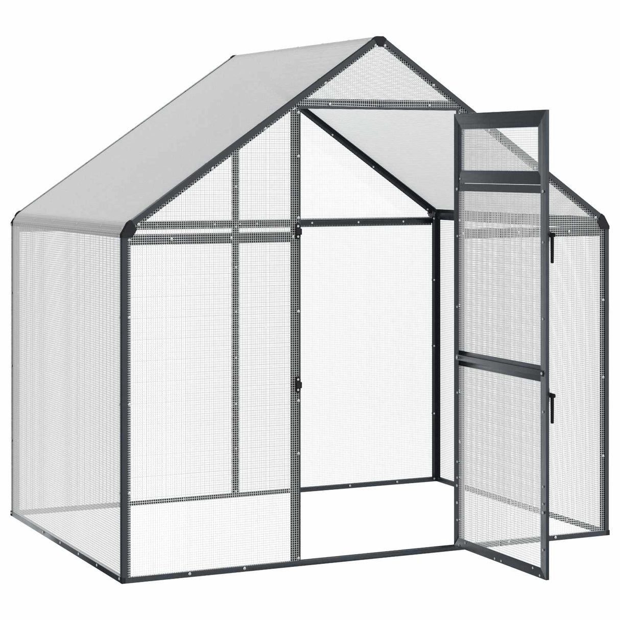 Bird Cage Anthracite 181.5 x 112.5 x 173.5 cm