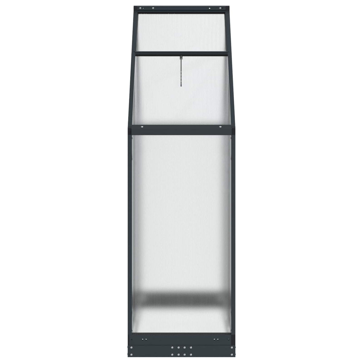 Garden Greenhouse with Door Anthracite 183.5 x 63.5 x 207 cm