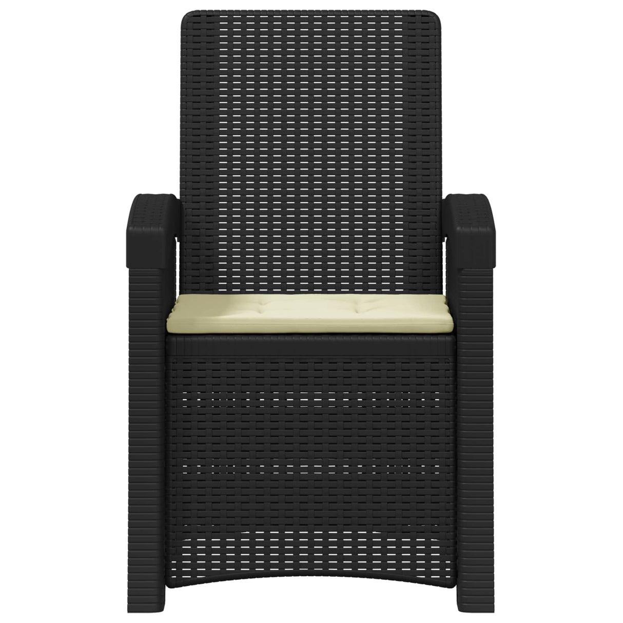 Reclining garden chair in rattan style 2 pcs