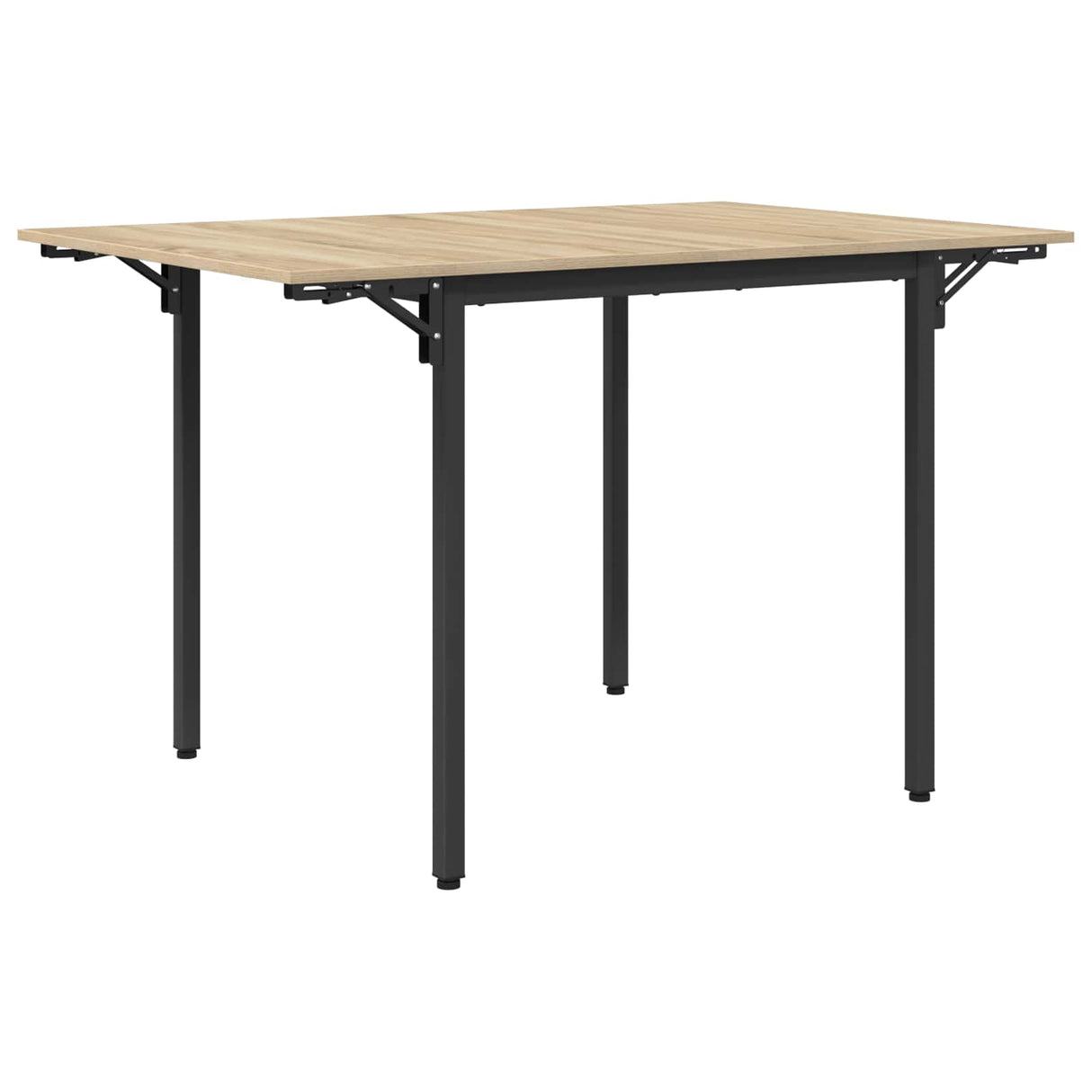 Extendable dining table 120 x 81.5 x 75 cm Engineered Wood