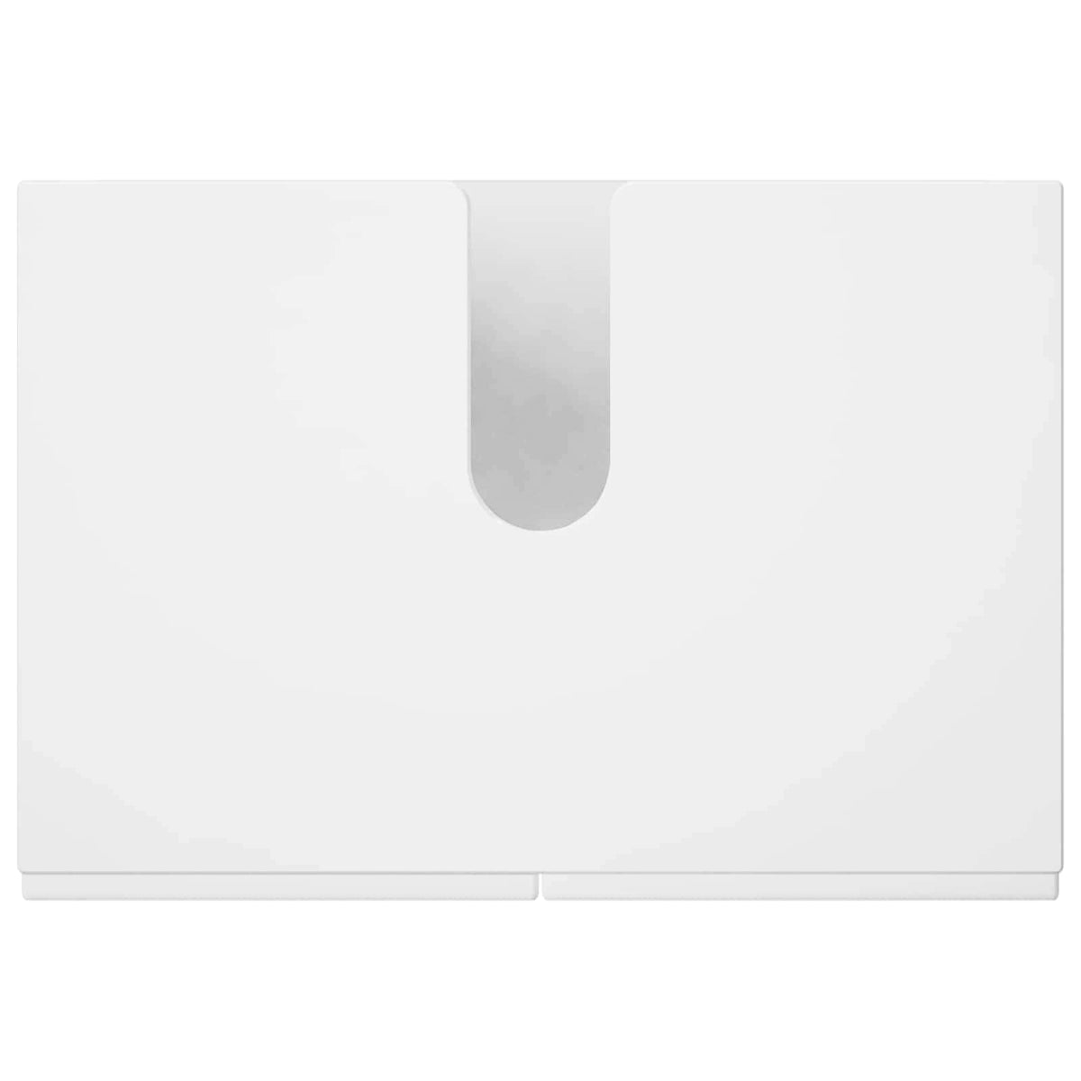 Bathroom Cabinet Set 2 pcs White Engineered Wood