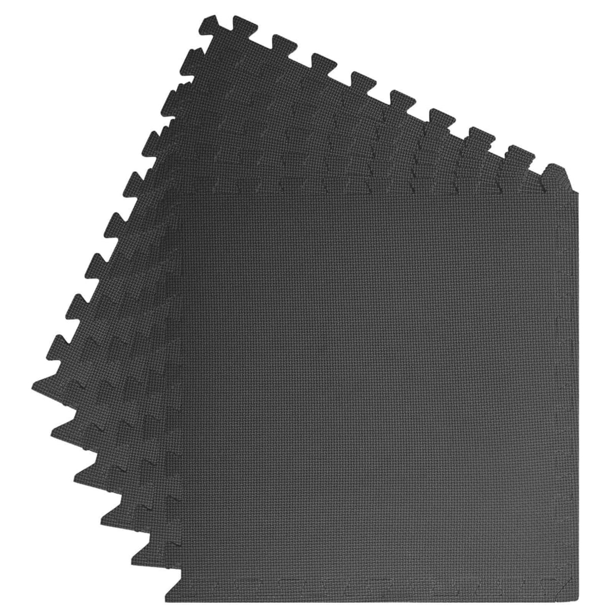Pool Ground Mat 6 pcs Black 2.16 m2 EVA Foam