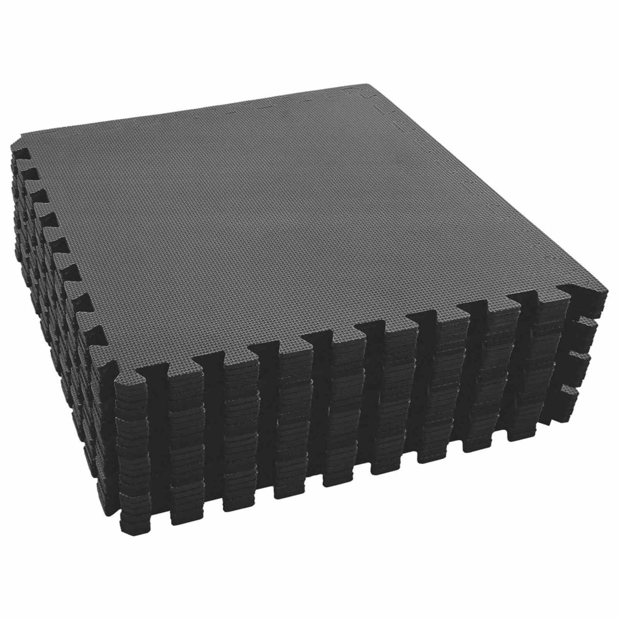Pool Ground Mat 24 pcs Black 8.64 ? EVA Foam