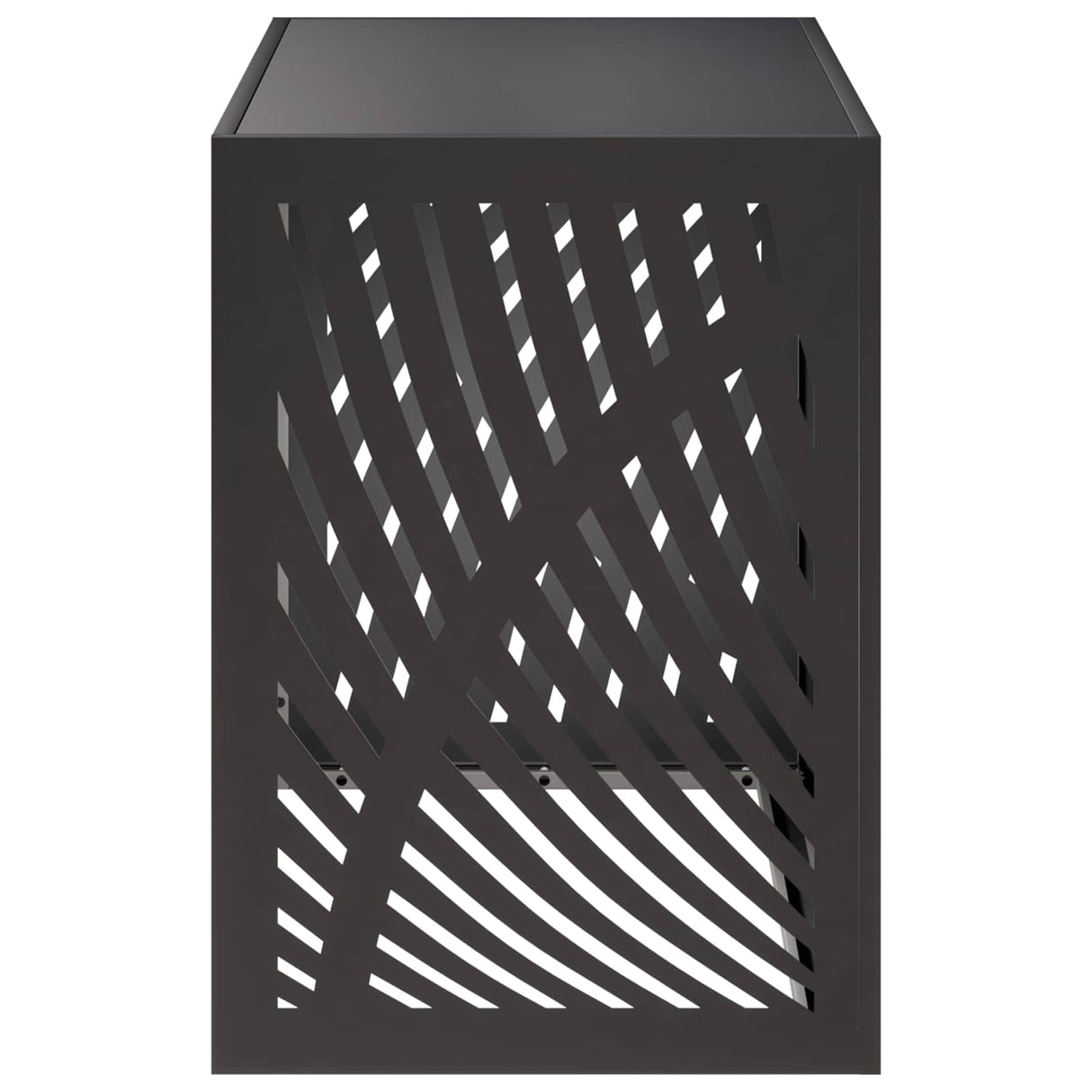 Air Conditioner Cover Black 100 x 50 x 70 cm Steel
