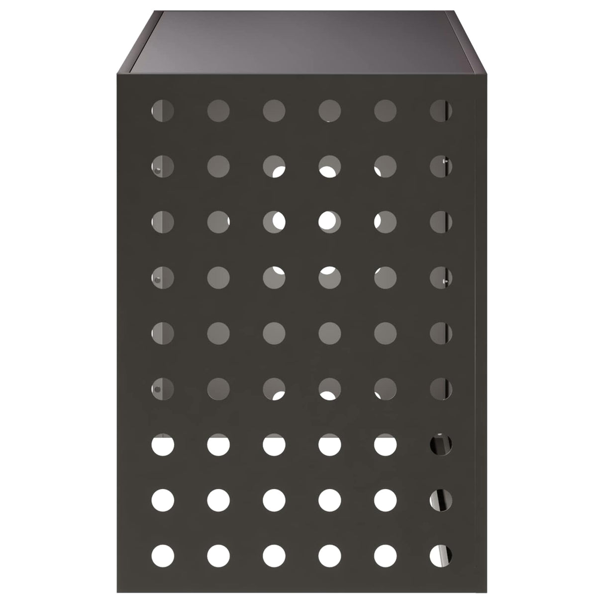 Air Conditioner Cover Black 100 x 50 x 70 cm Steel