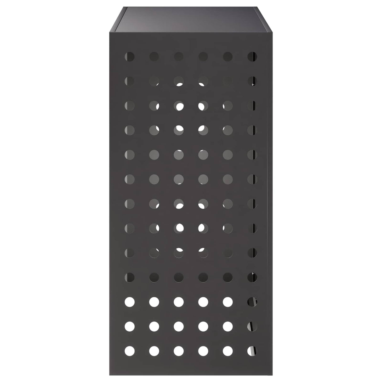 Air Conditioner Cover Black 110 x 50 x 105 cm Steel