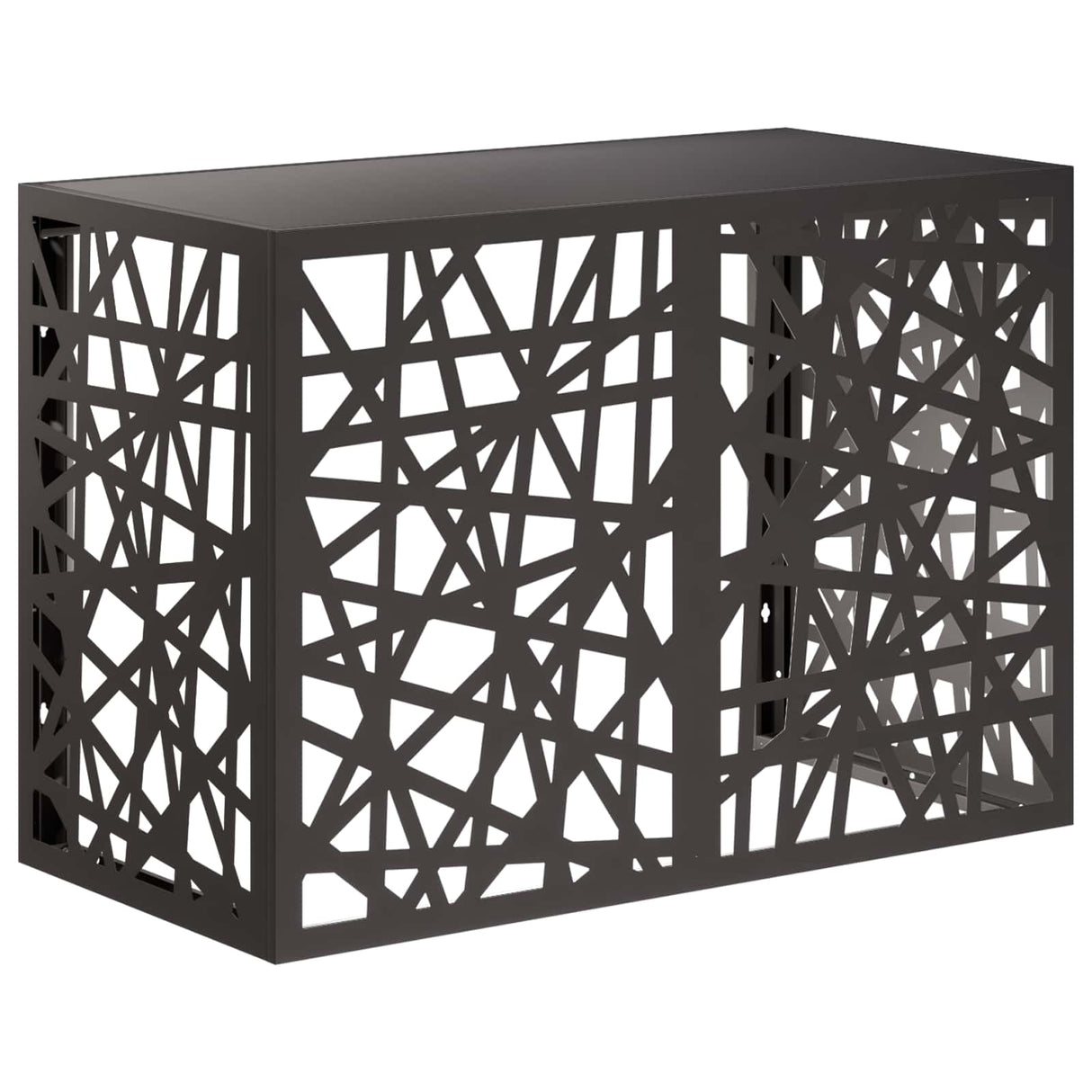 Air Conditioner Cover Black 100 x 50 x 70 cm Steel