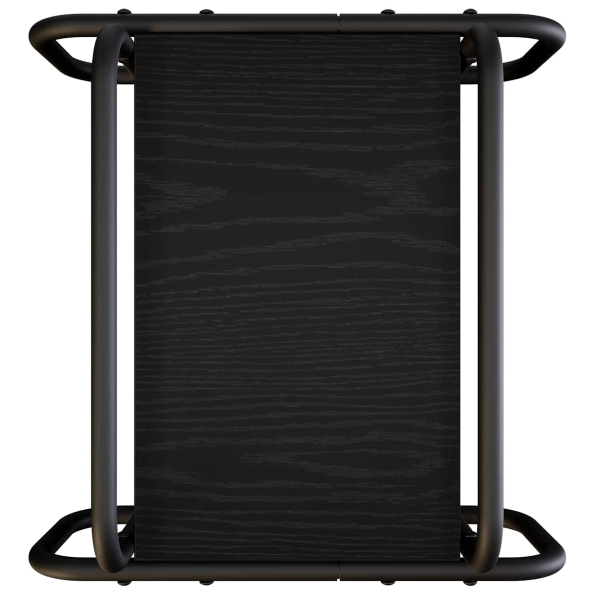 Coffee Table Black Oak 40 x 40 x 51 cm Engineered Wood