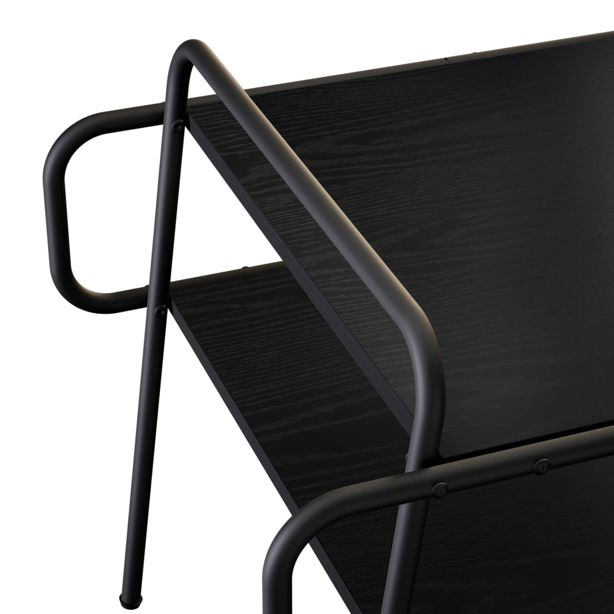 Coffee Table Black Oak 60 x 30 x 51 cm Engineered Wood