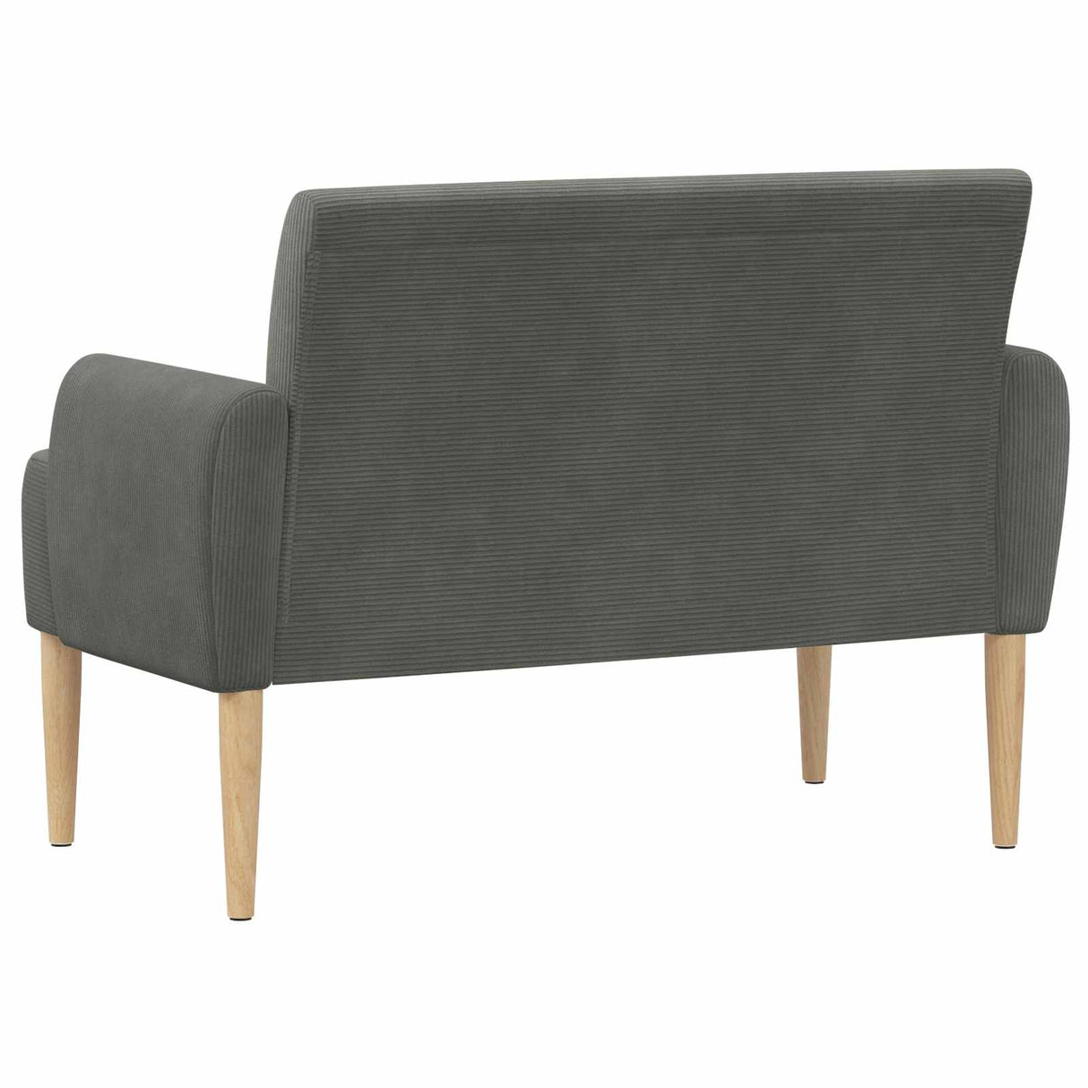 Loveseat with button tufted Dark Grey 116 x 67 x 81 cm