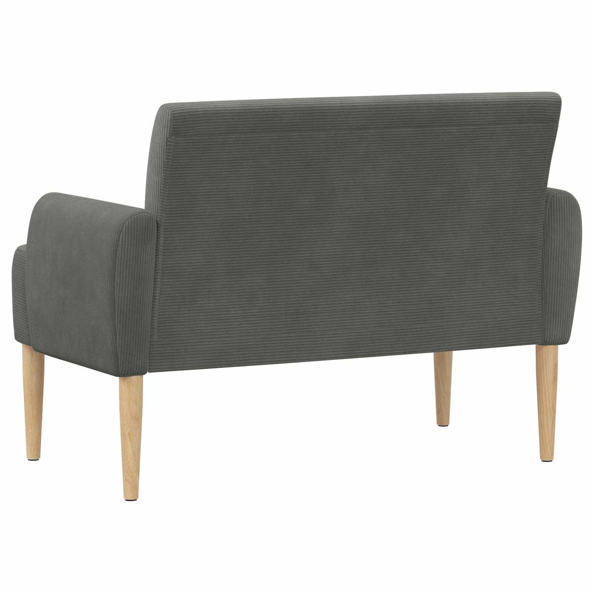 Loveseat with button tufted Dark Grey 116 x 67 x 81 cm