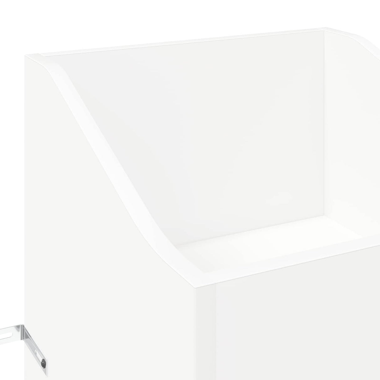 Record Cabinet White 36 x 36 x 95.5 cm Engineered Wood