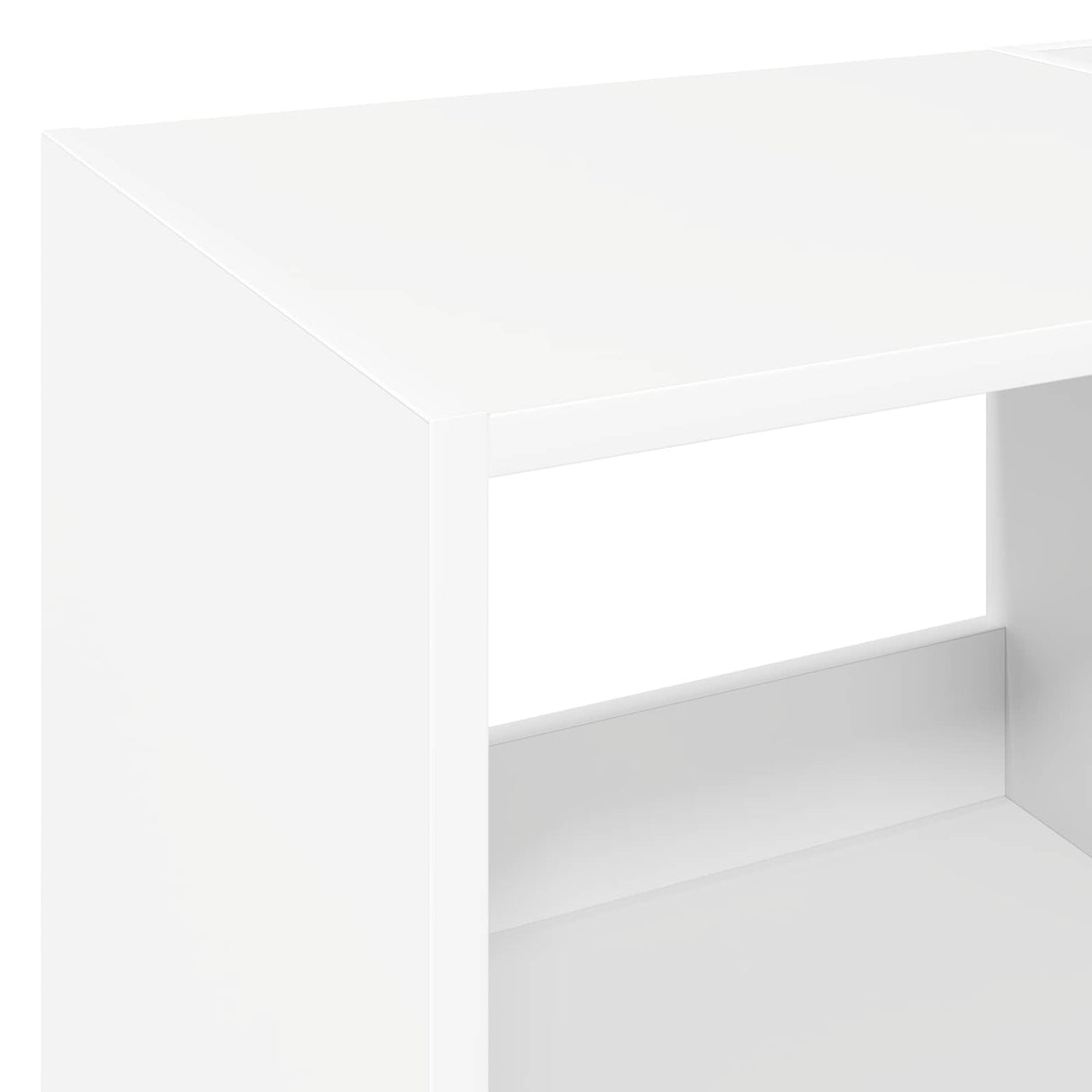 Record Player Stand White 82 x 39.5 x 82.5 cm Engineered Wood