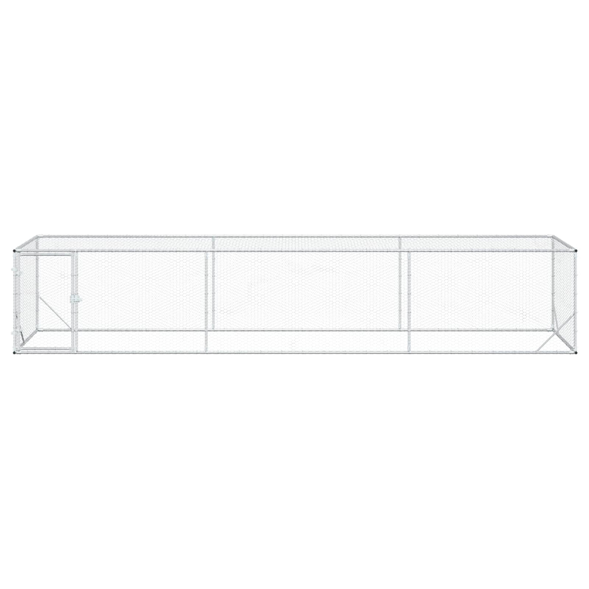 Chicken Yard Silver 500 x 100 x 100 cm Galvanised Steel
