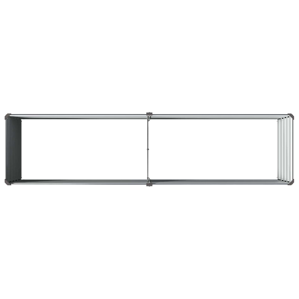 Raised Garden Bed Anthracite 160 x 40 x 55 cm cold-rolled steel