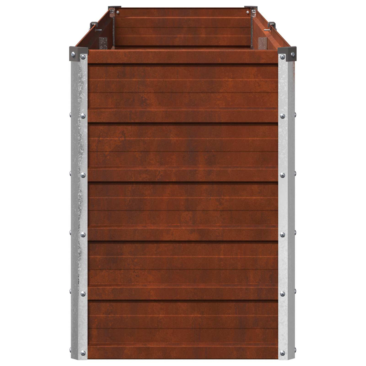 Raised Garden Bed Rusty 160 x 40 x 55 cm corton