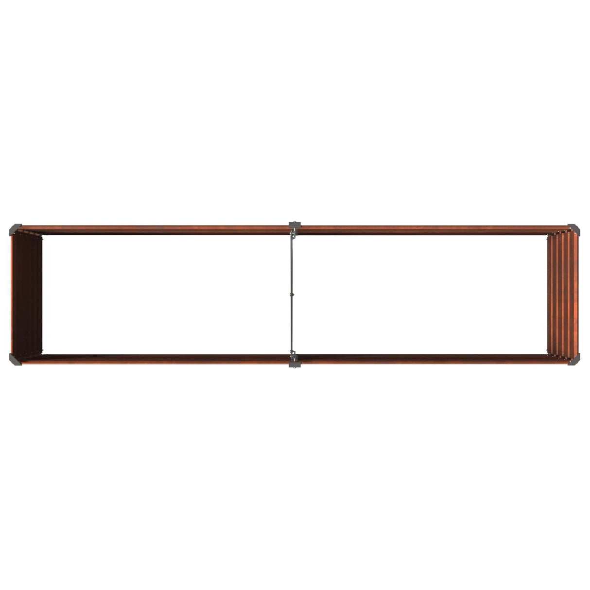 Raised Garden Bed Rusty 160 x 40 x 55 cm corton