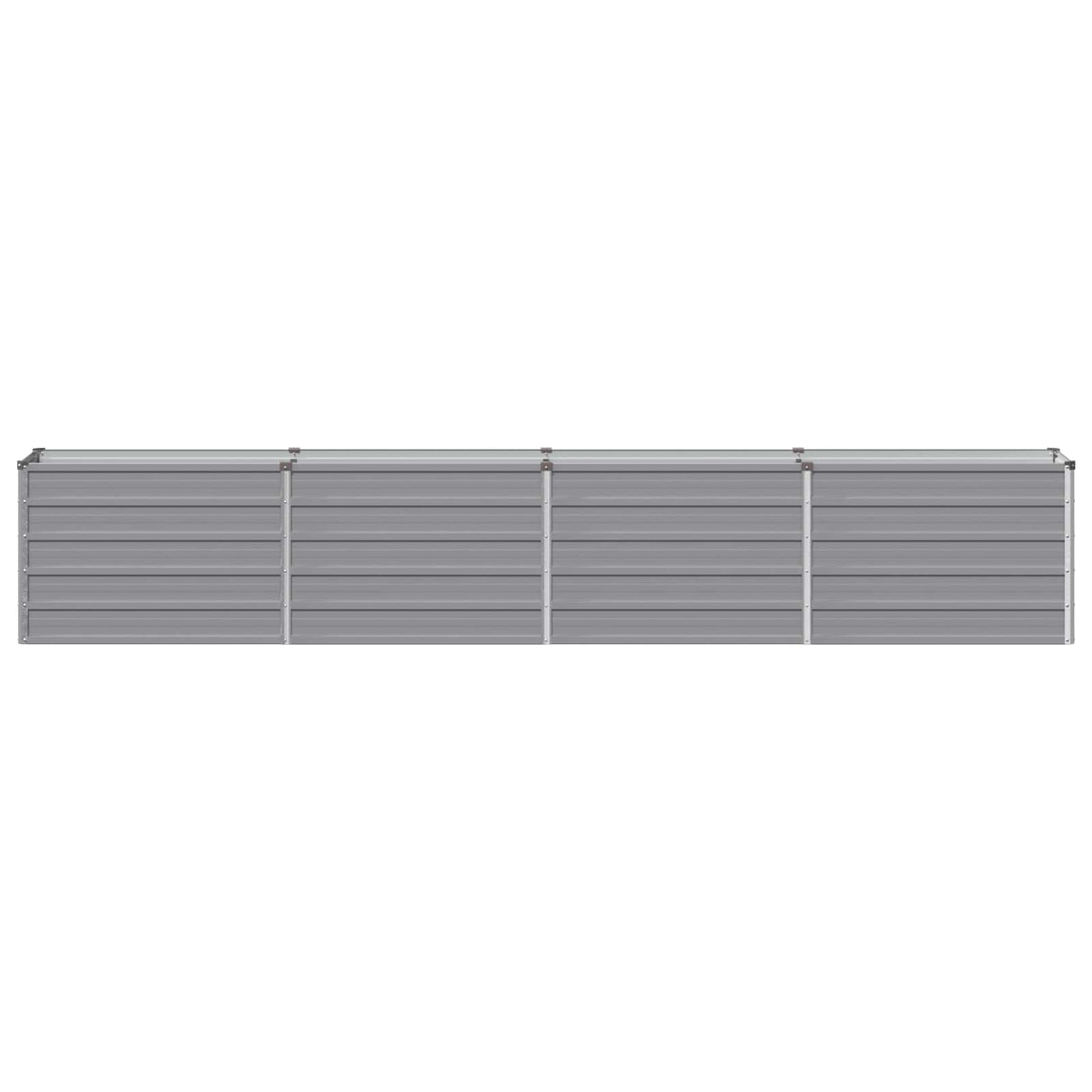 Raised Garden Bed Grey 320 x 40 x 55 cm cold-rolled steel