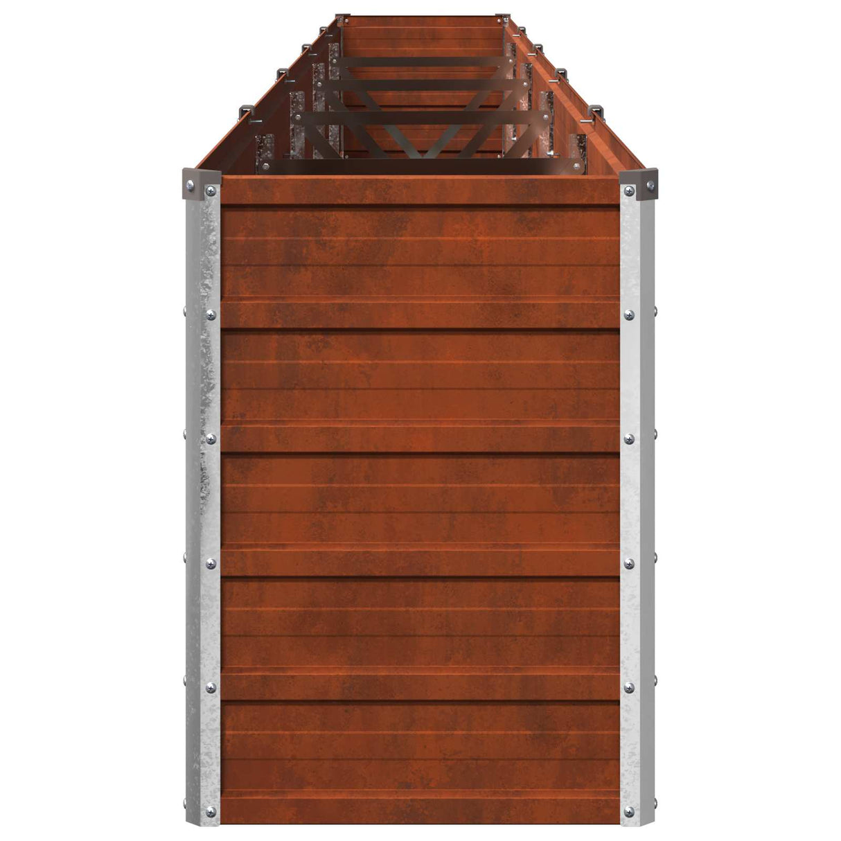 Raised Garden Bed Rusty 400 x 40 x 55 cm corton