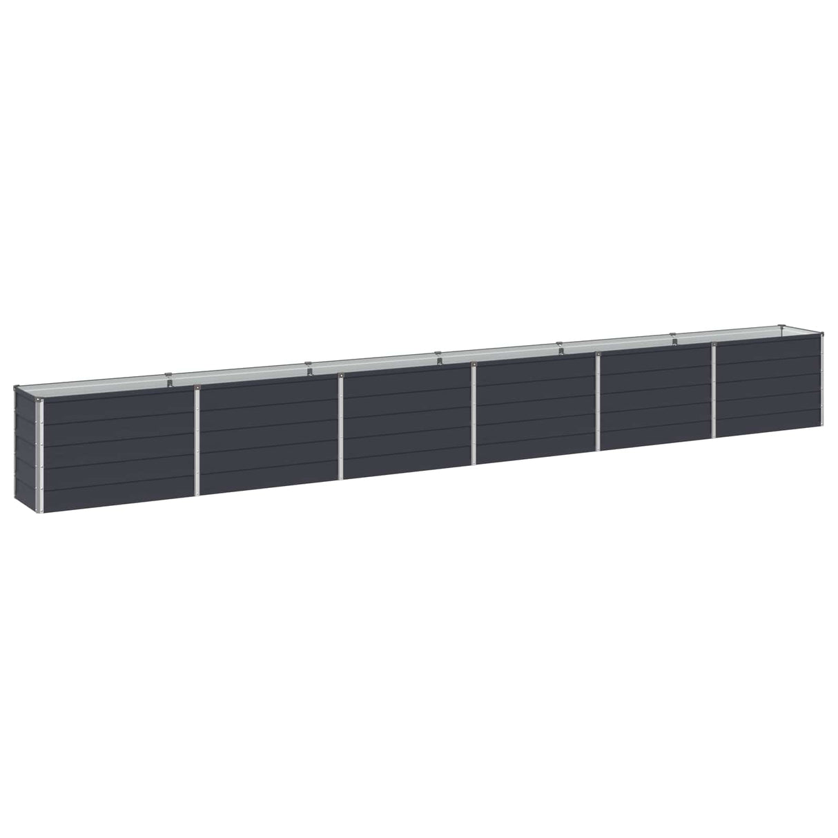 Raised Garden Bed Anthracite 480 x 40 x 55 cm cold-rolled steel
