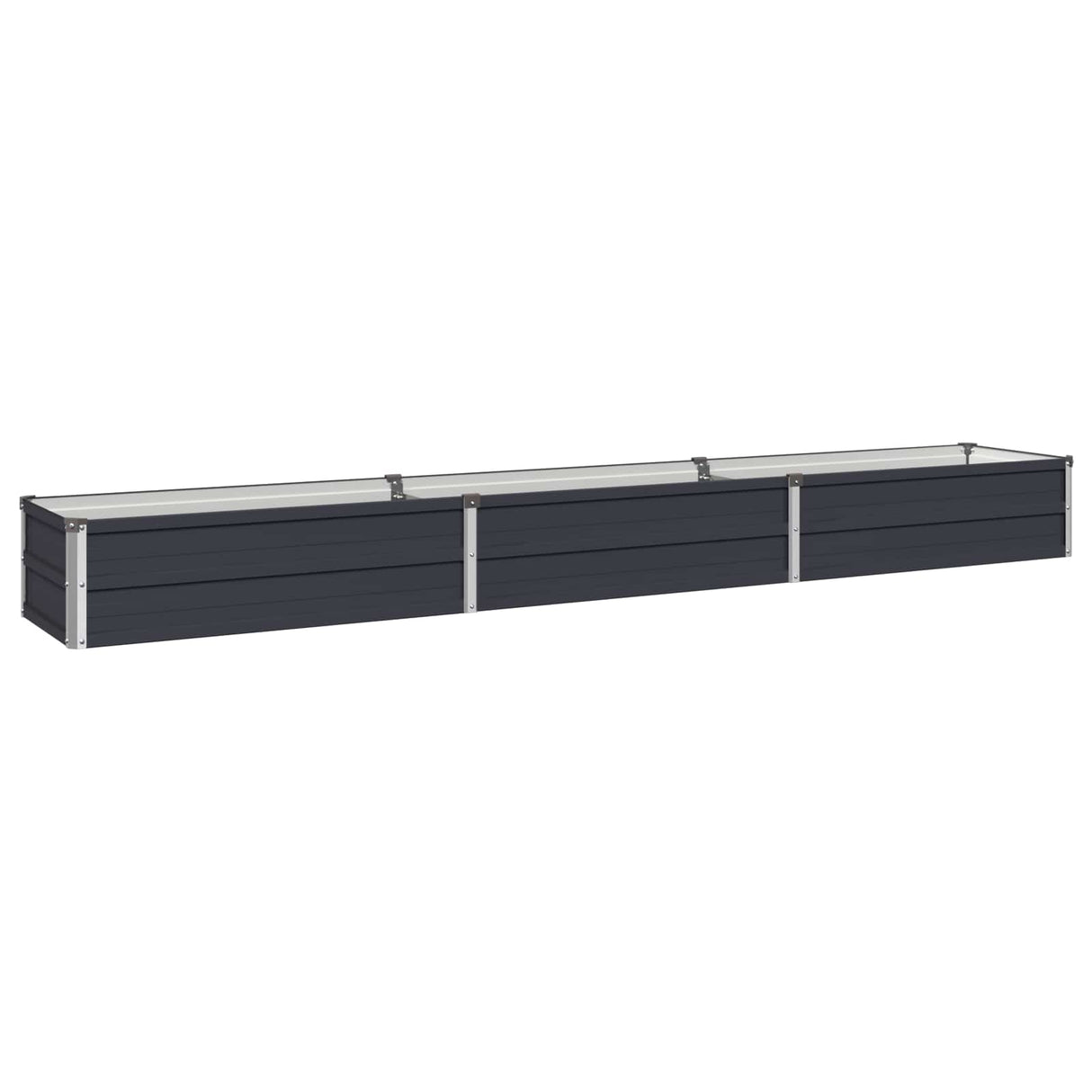 Raised Garden Bed Anthracite 240 x 40 x 24 cm cold-rolled steel