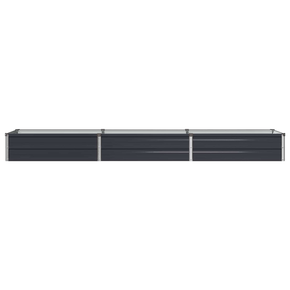 Raised Garden Bed Anthracite 240 x 40 x 24 cm cold-rolled steel